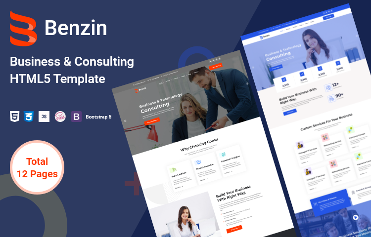Benzin - Business Consulting HTML5 Template